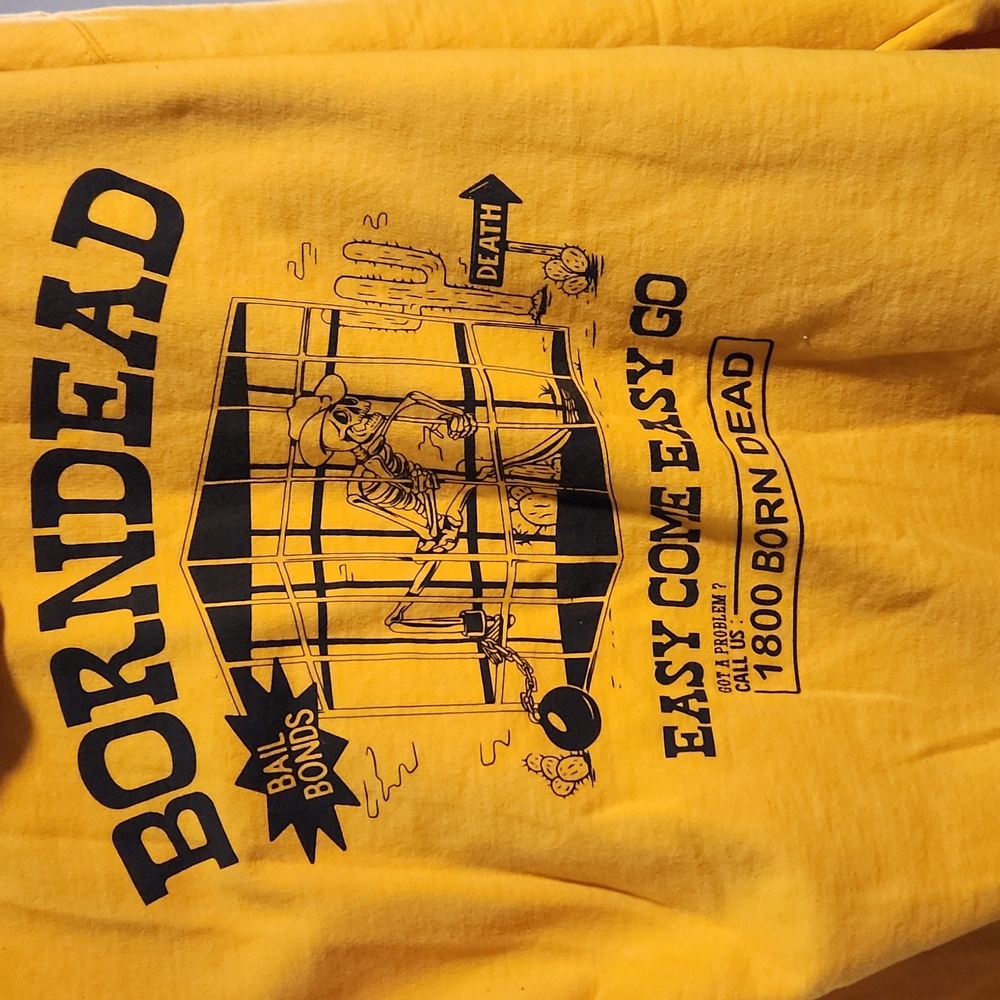 Born dead Clothing bail bonds hoodie XL